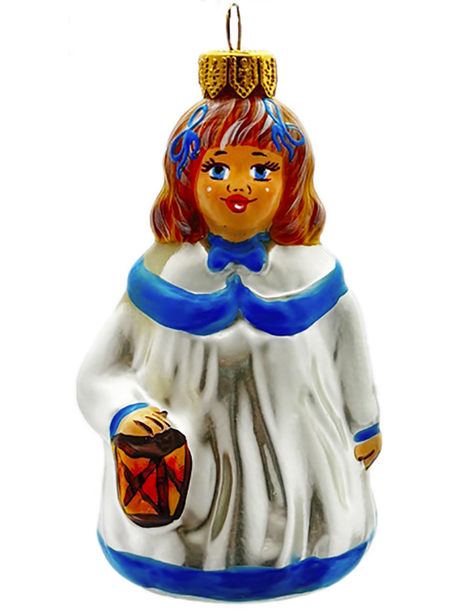 Елочное украшение Девочка с фонарем 161521701